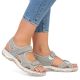 16. Bequeme Rieker W RKR674 Sandalen grau