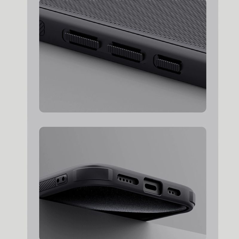 19. Nillkin Super Frosted Shield Pro Magnetische Hülle für iPhone 16 Pro Max – Schwarz