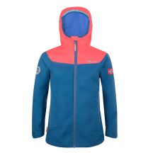 Regenjacke für Mädchen Trollkids Girls Bergen Jacket midnight blue/coral (611-138)