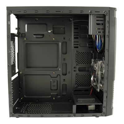 5. LC-POWER LC-7037B-ON Gehäuse (ATX, Micro-ATX, Mini-ITX; schwarz)