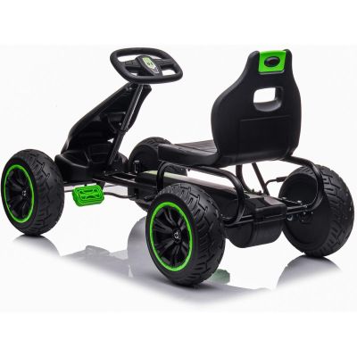 16. ENERO 18 PEDAL GO-KART SCHWARZ UND GRÜN