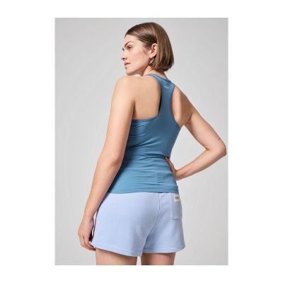 3. CASALL Essential Racerback Sport T-Shirt Blau