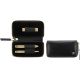 5. ZWILLING Twinox Gold Edition 97746-004-0 Maniküre-Set – Schwarzes Lederetui, 3-teilig – Schwarz