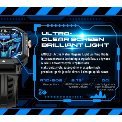 5. Herren-Smartwatch Rubicon RNCF24-1 SCHWARZ