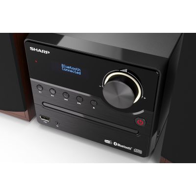 4. Sharp XL-B517D Mikro-Heim-Audiosystem 45W Braun