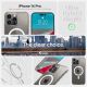7. Spigen Ultra Hybrid Mag Case mit MagSafe für iPhone 14 Pro – Transparent und Weiß
