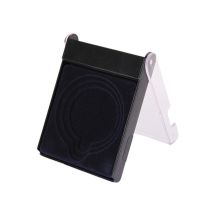 Medaillenetui aus Kunststoff, 70 mm, 116 x 84 x 18 mm, blau – A005B BK/BU