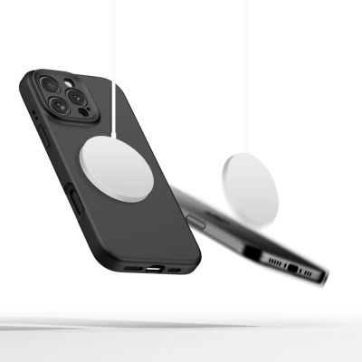 2. Tech-Protect Liquid Silicone MagSafe Hülle für iPhone 16 Pro – Schwarz