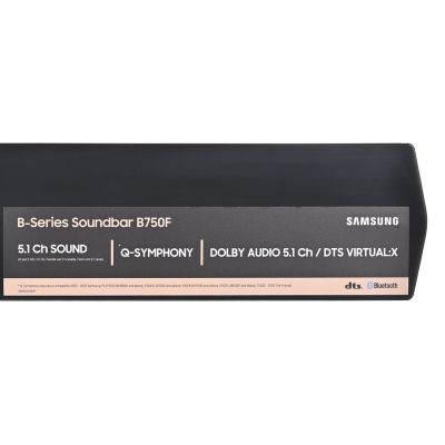 9. Samsung HW-B750F/EN Soundbar 5.1-Kanal 400W Bluetooth 4.2 Dolby Digital Schwarz