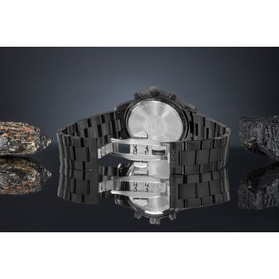 6. Giewont Herrenuhr Chronograph Saphir Schwarz GW4580-B1