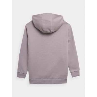 4. Mädchen-Sweatshirt mit Kapuze, offen, 4F Junior