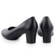 10. Schwarze Damen-Pumps mit niedrigem Absatz, Sergio Leone PB177