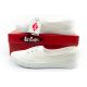 10. Lee Cooper Damenschuhe, sportliche weiße Slip-On-Ballerinas