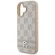6. DKNY Checkered Pattern & Printed Stripes Hülle für iPhone 16 – Rosa