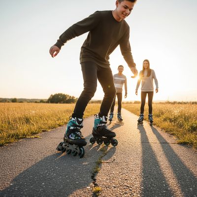 8. NA2053A VIBE TÜRKIS ROLLERSKATE GRÖSSE M (37-40) NILS EXTREME