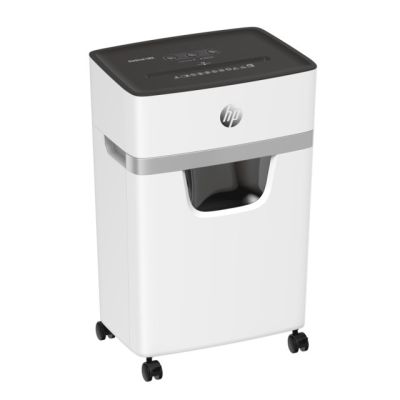 8. HP ONESHRED 10MC Aktenvernichter, Mikro-Schredder, P-5, 10 Blatt, 20 l, Hellgrau