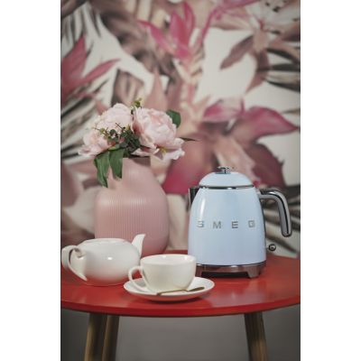 11. SMEG Wasserkocher KLF05PBEU 0,8 l pastellblauer Mini-Wasserkocher