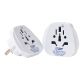 3. TRAVEL BLUE Universal-Reiseadapter WORLD -> SCHUKO, 2 Stück