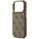 6. Guess 4G PU Classic Logo MagSafe Case für iPhone 17 Pro - Braun