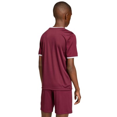 6. adidas Entrada 26 Jersey burgunderrotes Kinder-T-Shirt JZ2530
