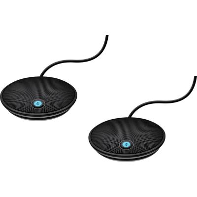 3. Logitech Erweiterungsmikrofon Schwarzes Desktop-Mikrofon