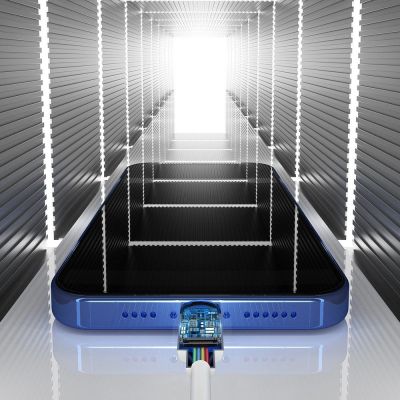12. Baseus 2x USB - Lightning Schnellladekabel 1,5 m weiß (TZCALZJ-02)