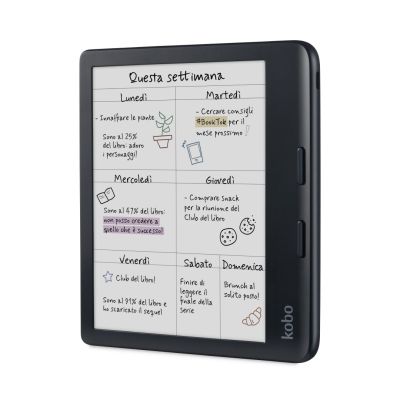 20. Kobo Libra Color 7" E-Ink Kaleido 3 32GB WLAN Schwarzer E-Book-Reader