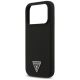 6. Guess Silikon Triangle Logo MagSafe Case für iPhone 17 Pro - Schwarz