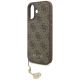 5. Guess 4G Charms Collection MagSafe Hülle für iPhone 17 - braun