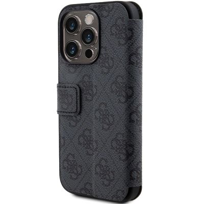 6. Guess 4G Metal Logo Hülle für iPhone 15 Pro – Grau