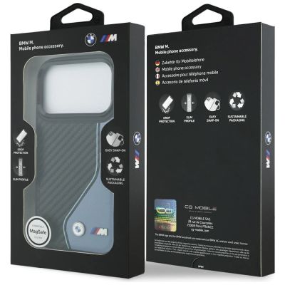 8. BMW M Carbon Logo MagSafe Case für iPhone 17 Pro – Blau