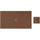 3. Magnetische Hülle für Onyx Boox Note Air 6 C/5 C, braun