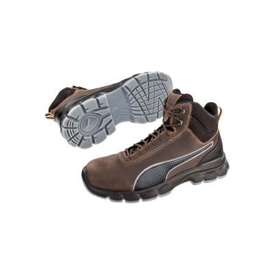 4. Puma Cordur Brown Mid M MLI-S14B9 dunkelbraune Schuhe