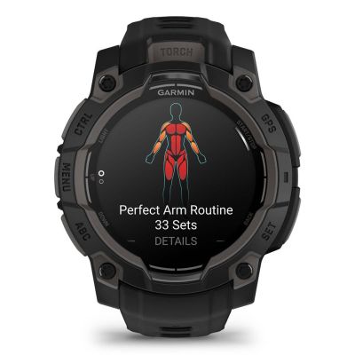 28. Sportuhr Garmin Instinct 3 AMOLED 45 mm Schwarz