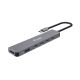 7. Equip 133500 Dockingstation, kabelgebunden, USB 3.2 Gen 1 (3.1 Gen 1), Typ-C, Grau