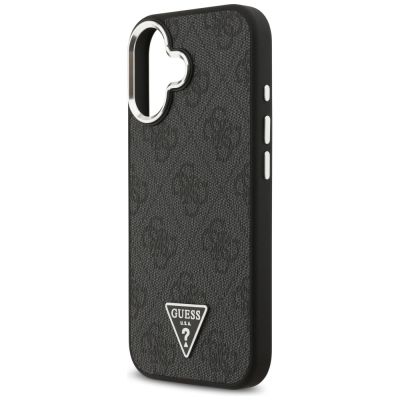 6. Guess 4G Triangle Logo MagSafe Hülle für iPhone 17 - Schwarz