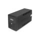 11. USV-Line-Ineractive LCD, 1500 VA/900 W, 2 x 12 V/9 Ah, AVR, 4 x SCHUKO, USB, RS232, RJ45