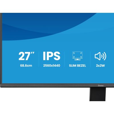 7. iiyama ProLite X2791QS-B1 Computermonitor 68,6 cm (27") 2560 x 1440 px Quad HD LED Schwarz