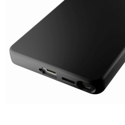 7. Puro Icon Silikonhülle für Samsung Galaxy S25 Ultra – Schwarz