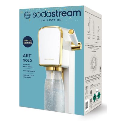 3. Sodastream ART Weißgold mit 1-Liter-PET-Flasche