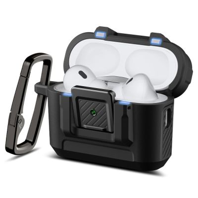 3. Spigen Lock Fit Hülle für AirPods Pro 3 – Schwarz