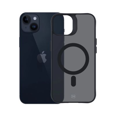 9. 3mk Smoke MagCase Hülle mit MagSafe für iPhone 14 Plus – durchscheinend