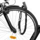 3. Wozinsky WZR-K2 Fahrradschloss mit Schlüssel und Kette – Schwarz