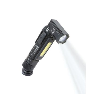 2. TROIKA ECO KNICKLICHT Schwarze Hand- und Stirnband-Taschenlampe mit COB-LED