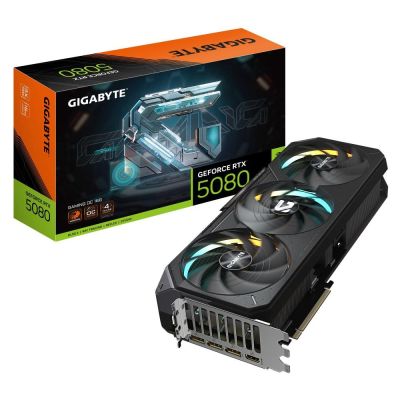 17. Gigabyte GeForce RTX 5080 Gaming OC 16GB GDDR7 Grafikkarte