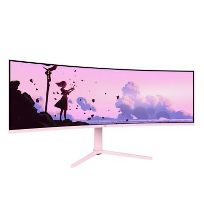 3. Arozzi Nova 49" Curved Computermonitor 124,5 cm (49") 5120 x 1440 px Dual QHD LED Pink