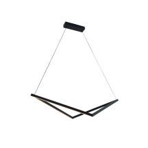 Pendelleuchte 32W LED Schwarz 1920LM