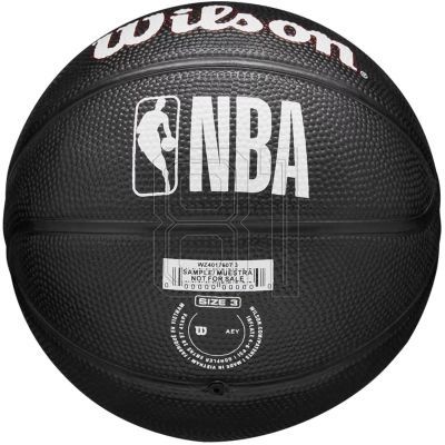 4. Wilson Team Tribute Miami Heat Mini Ball Jr Basketball WZ4017607XB