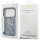8. Guess 4G Big 4G Classic Logo Hülle für iPhone 18 Pro / 17 Pro – Blau und Gold
