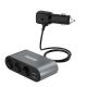 3. Dudao Autoladegerät 2x USB / 3x Zigarettenanzünder-Splitter schwarz (R1Pro schwarz)